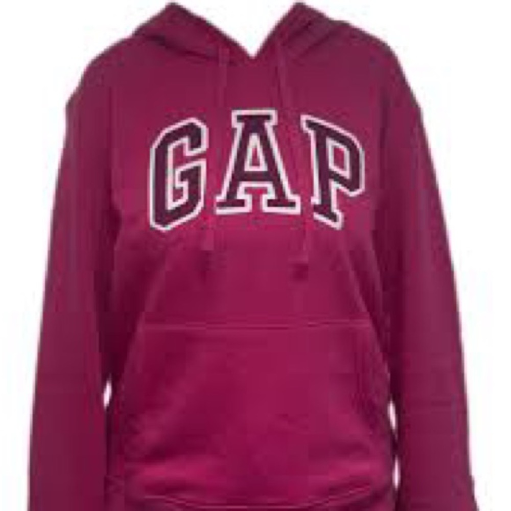 NWT GAP Women's Pullover Fleece Logo Hoodie (Large, Light purple)